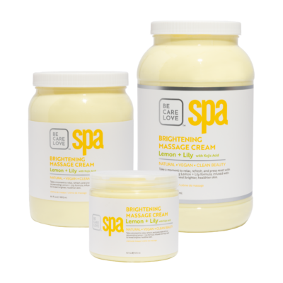 BCL SPA Massage Cream Lemon + Lily - 16oz