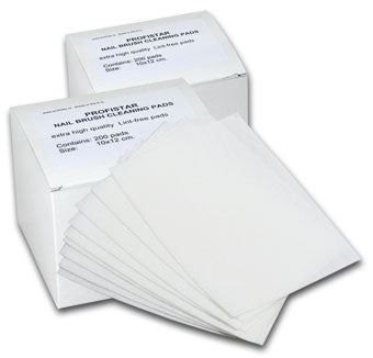 Profistar Nail Brush Wipes 10 x 12 cm