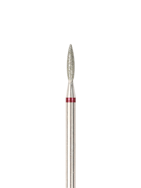 Flame-shaped Diamond Coated Rotary File 1.8 mm Fine abrasiveness
