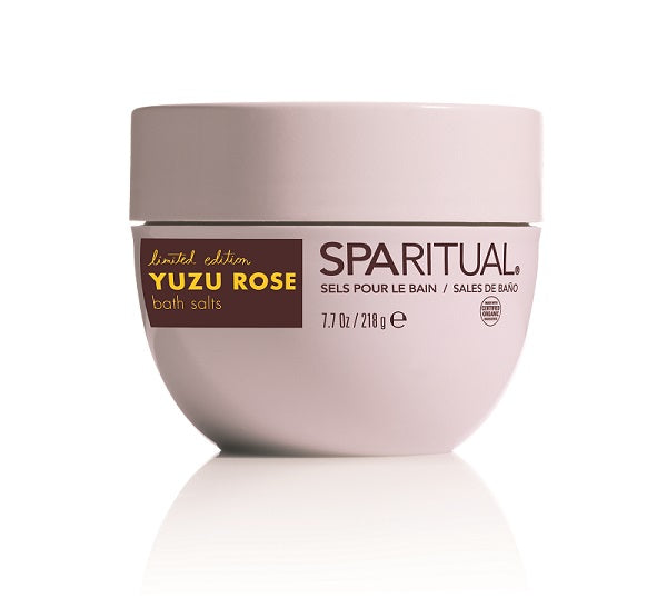 Erhebendes Yuzu-Rosen-Badesalz 7,7 Unzen
