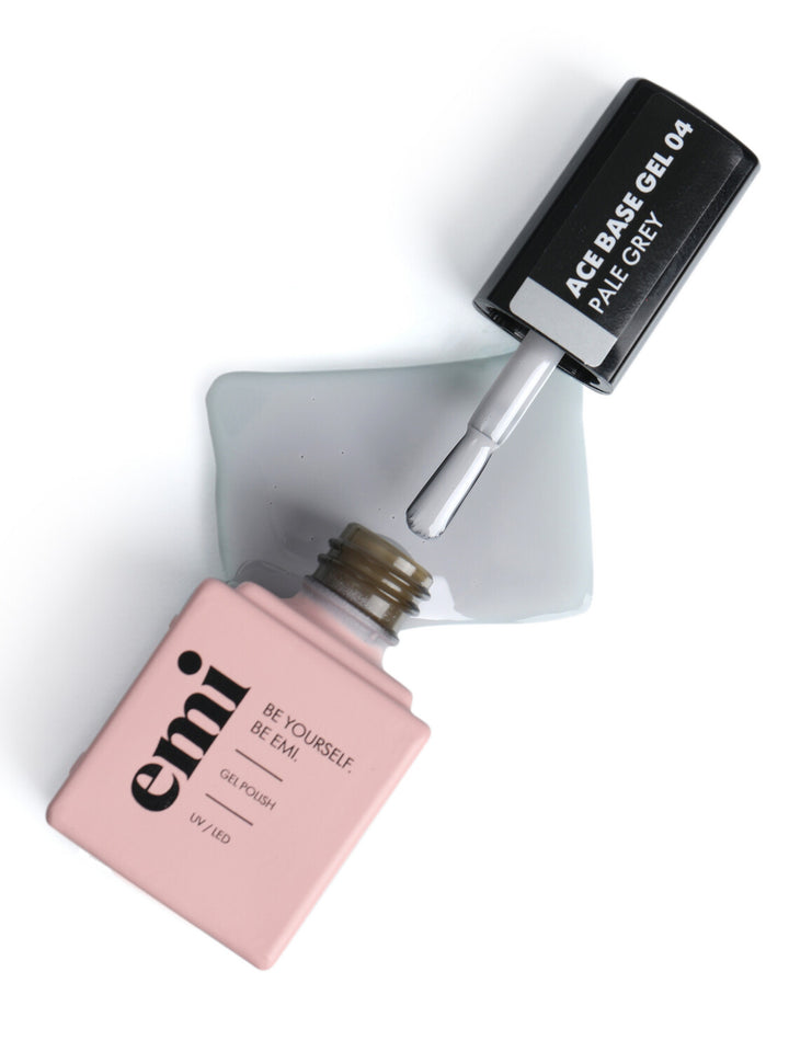 E.MiLac Ace Base #04 Pale Grey, 9 ml.