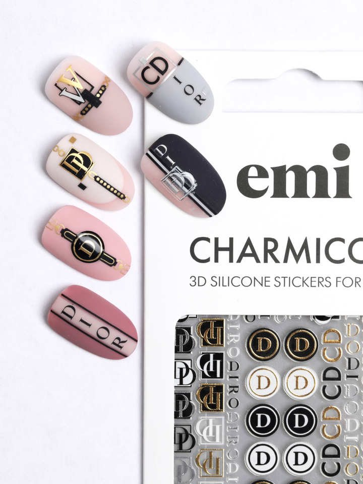 Charmicon 3D Silicone Stickers #185 Quatrefoil