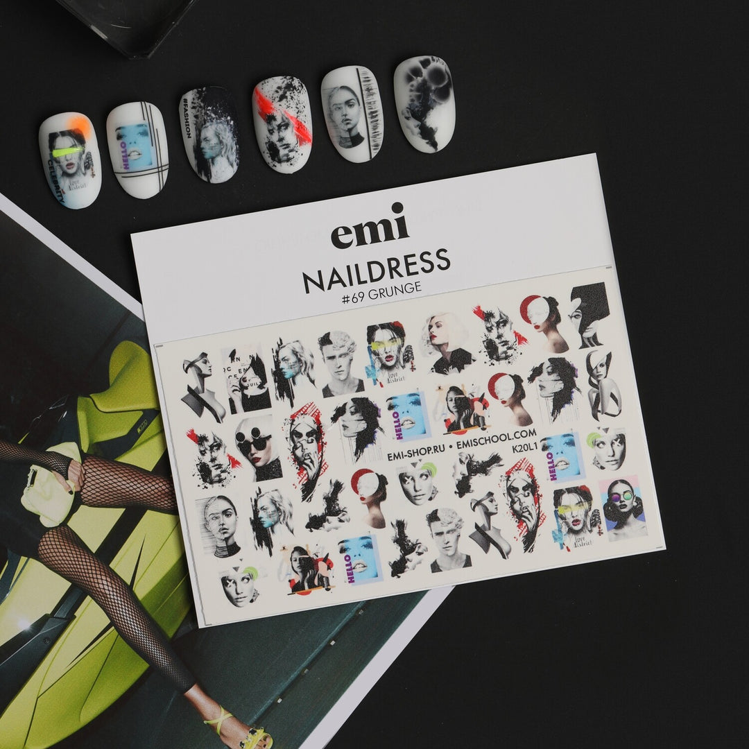 Naildress Slider Design #69 Grunge *