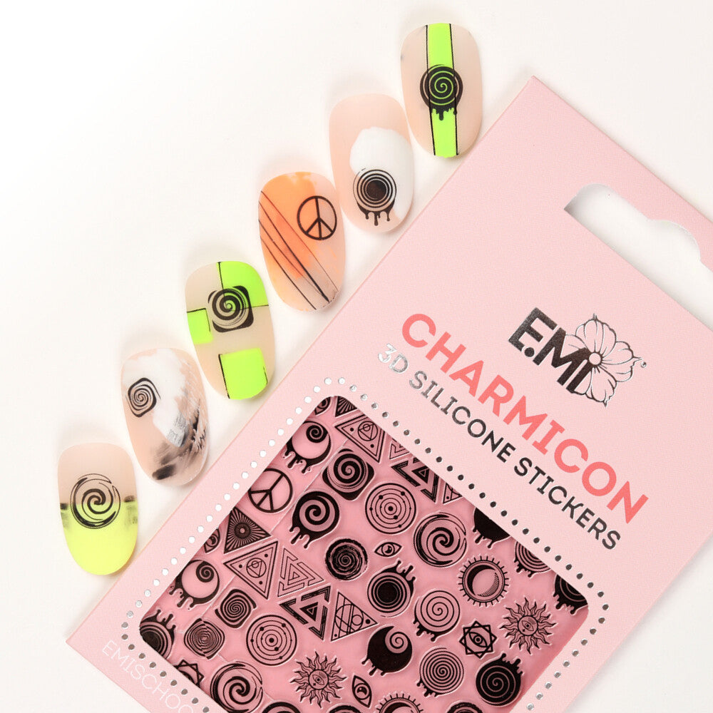 Charmicon 3D-Silikonaufkleber Nr. 145, optischer Druck