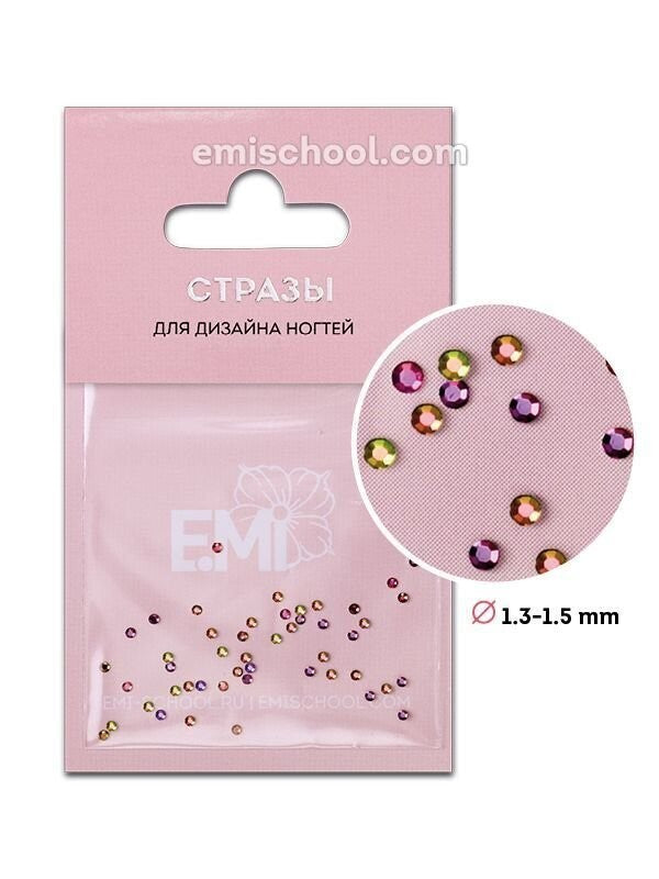Rhinestones Chameleon #3, 50 pcs.