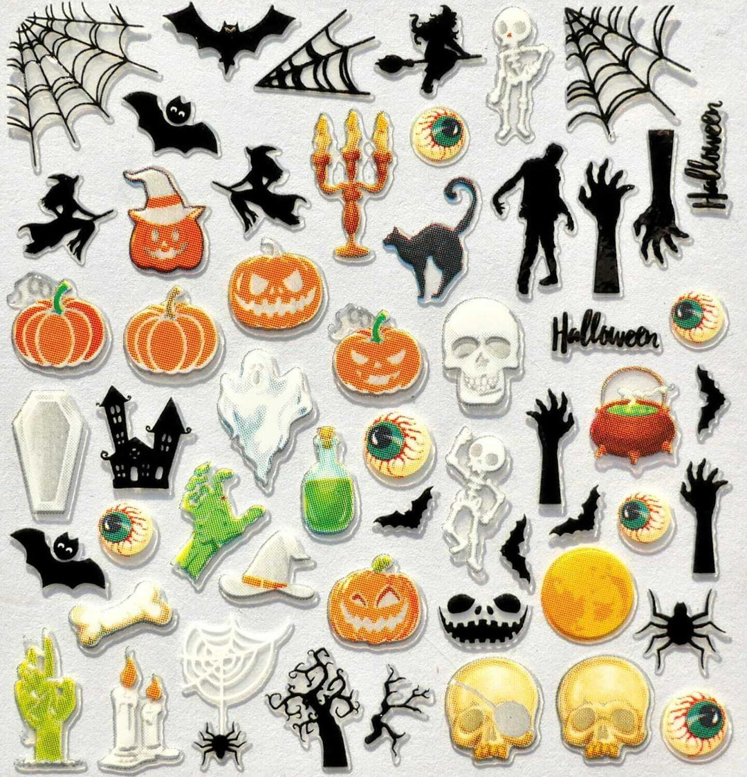 Charmicon 3D Silicone Stickers Halloween