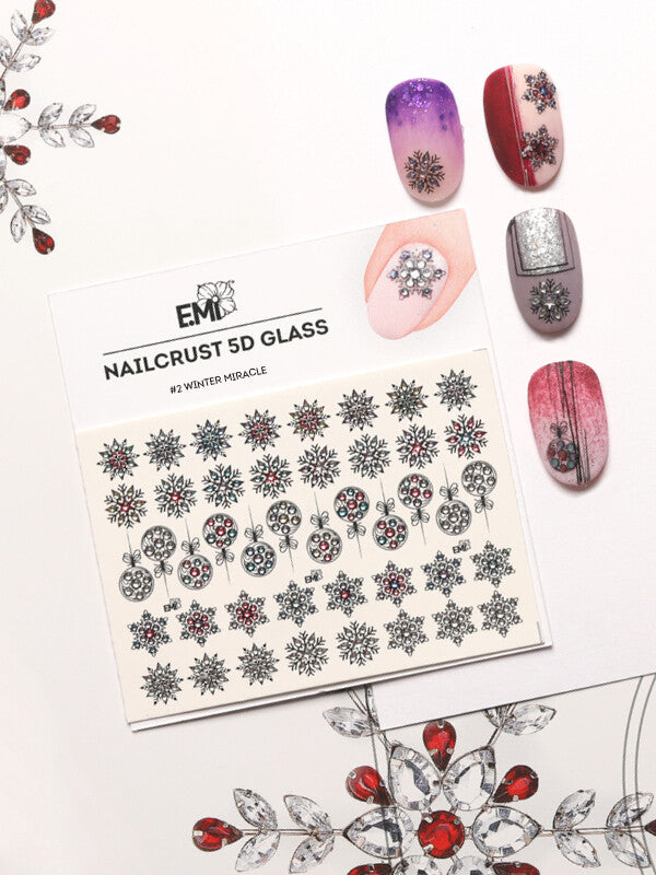 NAILCRUST 5D GLASS #2 Winter Miracle