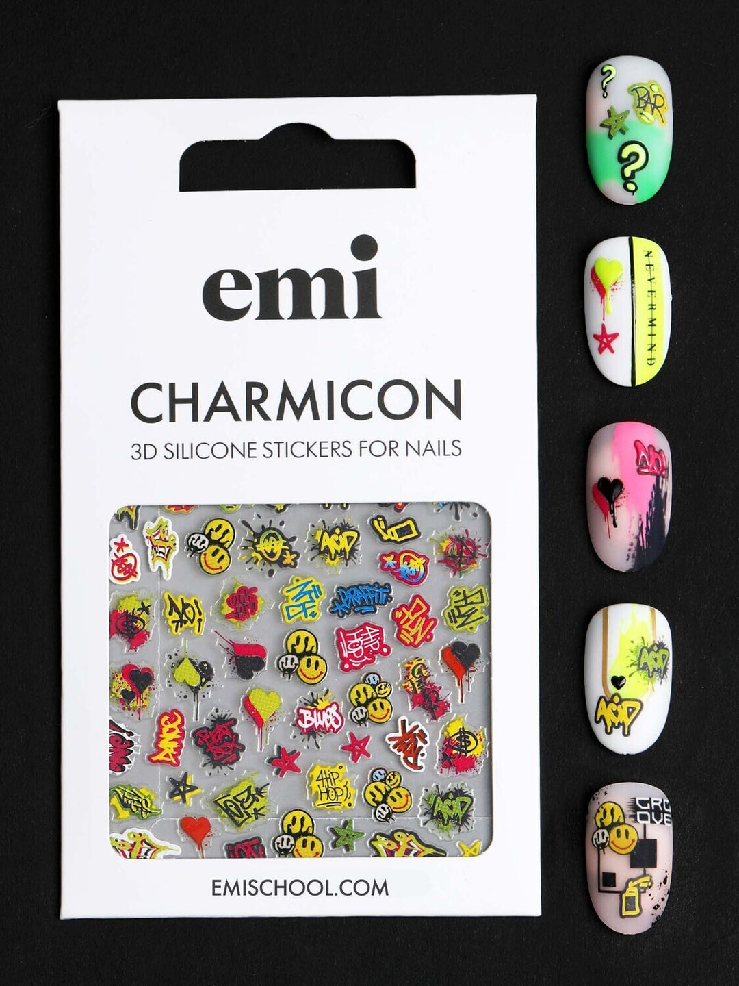 Charmicon 3D Silicone Stickers No. 204 Graffiti