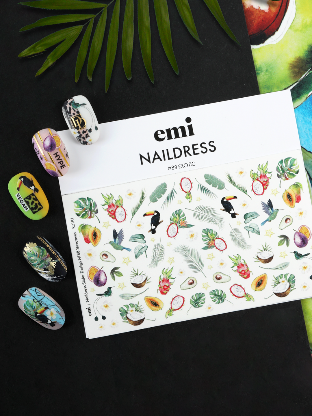 Naildress Slider Design #88 Exotic *