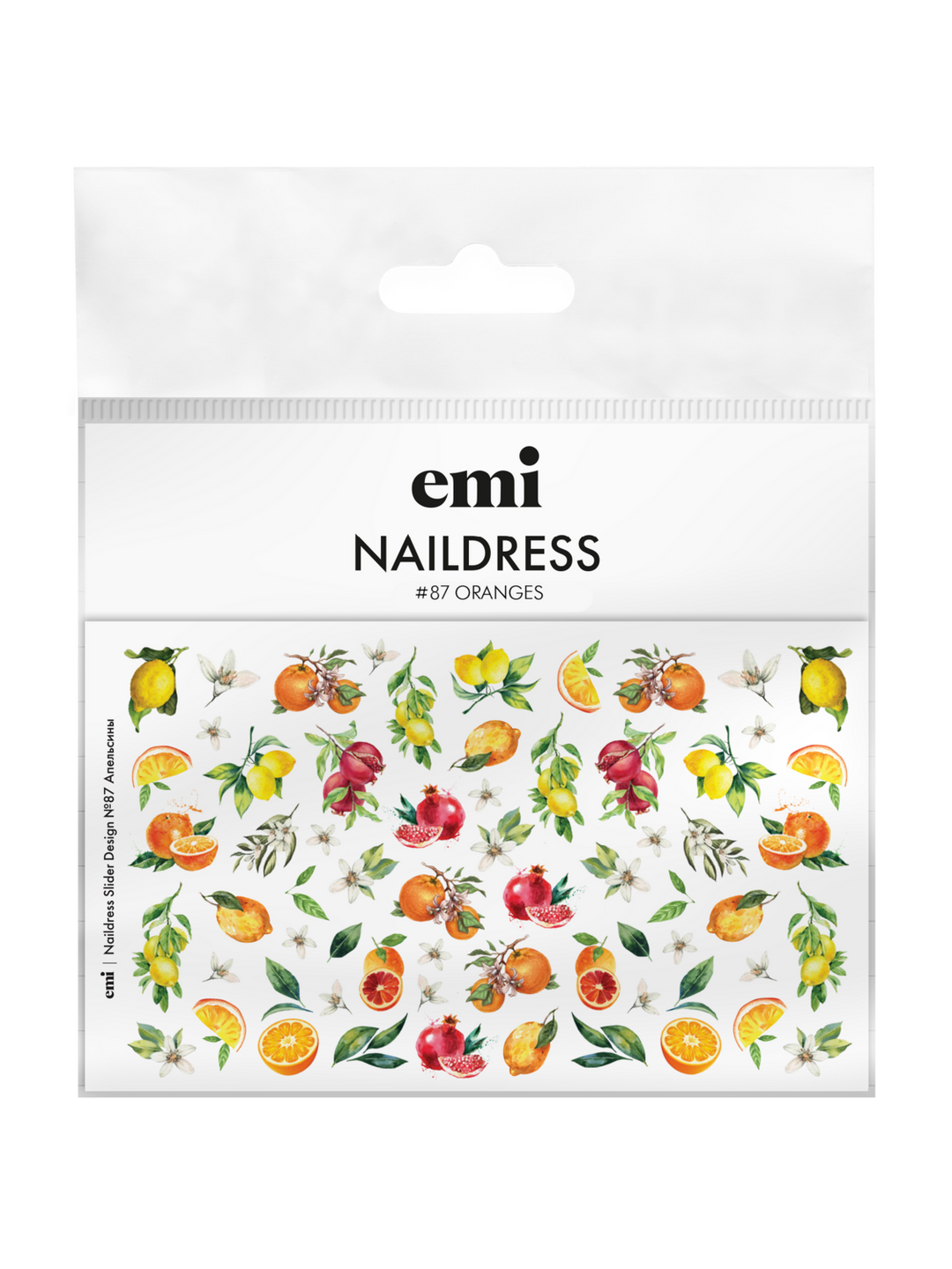 Naildress Slider Design #87 Oranges *