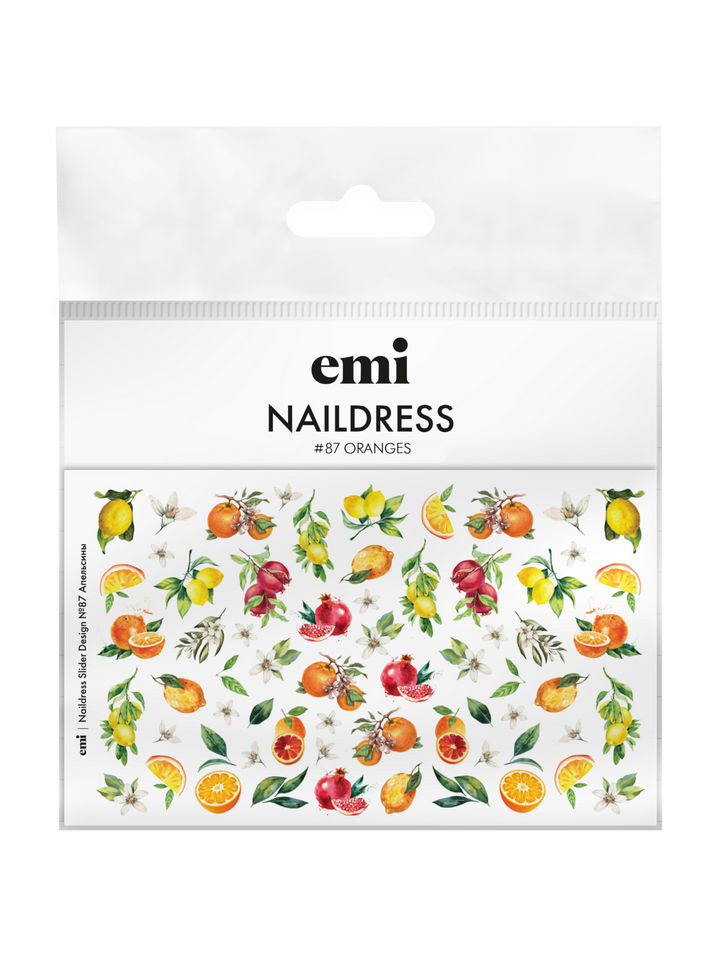 Naildress Slider Design #87 Oranges *