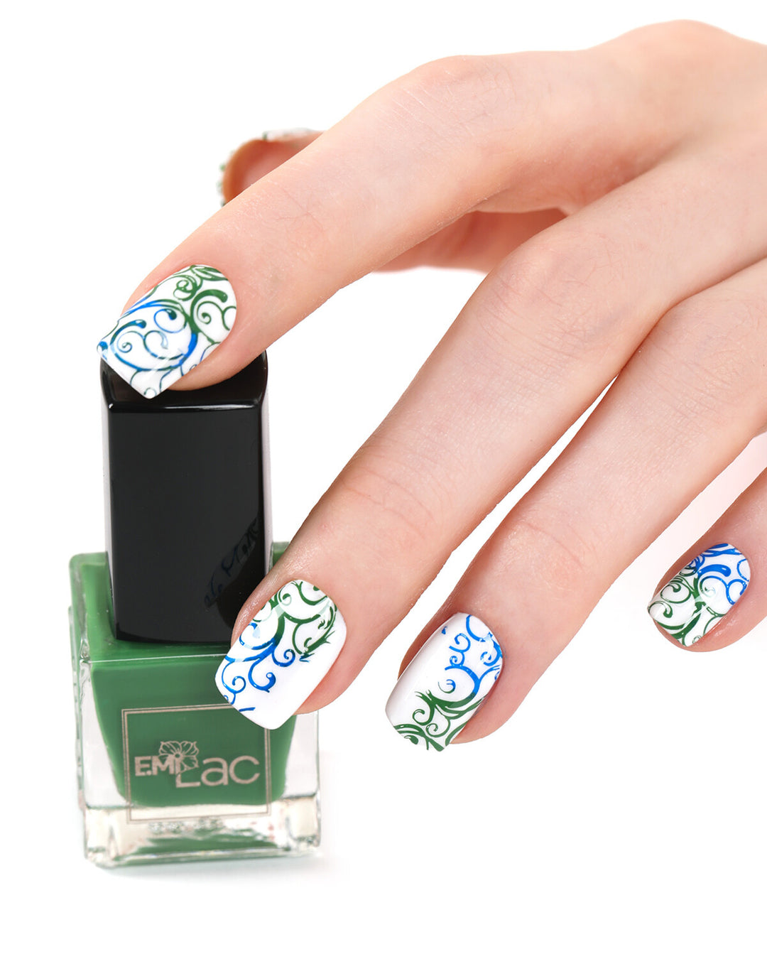 Nagellack zum Stempeln Grün #4, 9 ml.