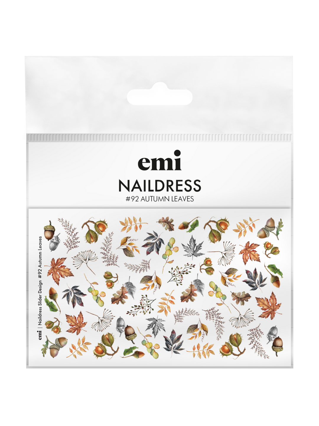 Naildress Slider Design #92 Autumn Leaves *