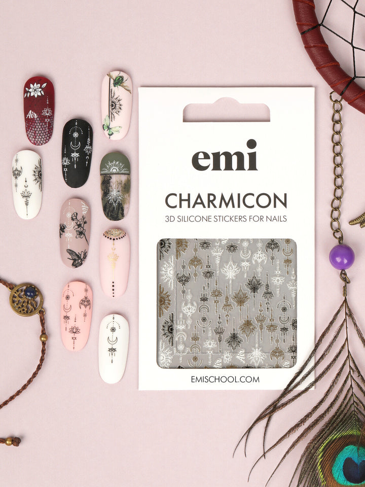 Charmicon 3D Silicone Stickers #223 Boho