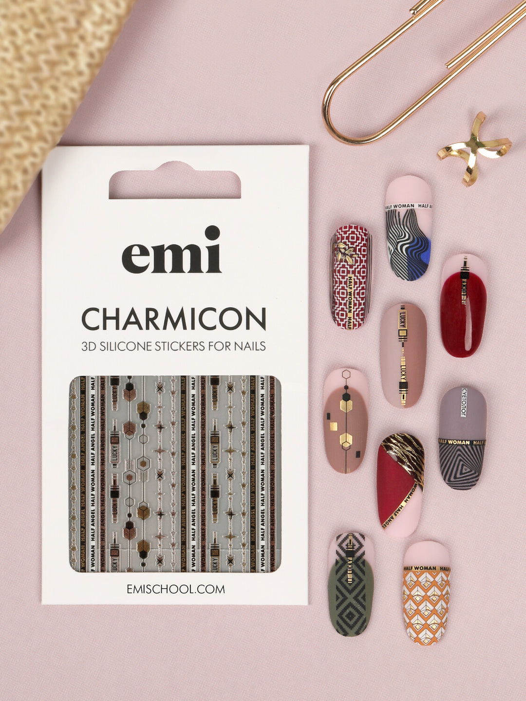Charmicon 3D Silicone Stickers #224 Lucky