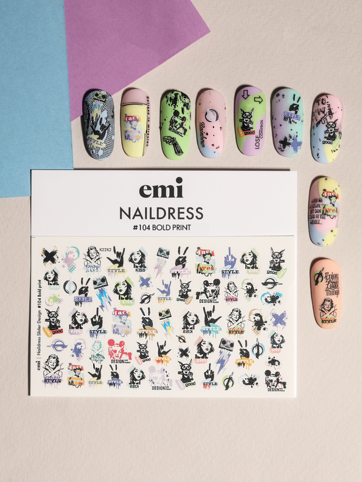Naildress Slider Design #104 Cheeky Print *