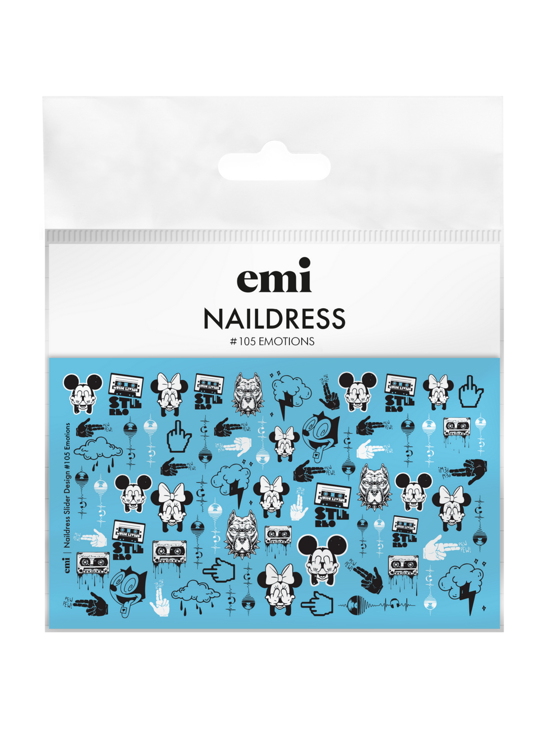 Naildress Slider Design #105 Emotions *