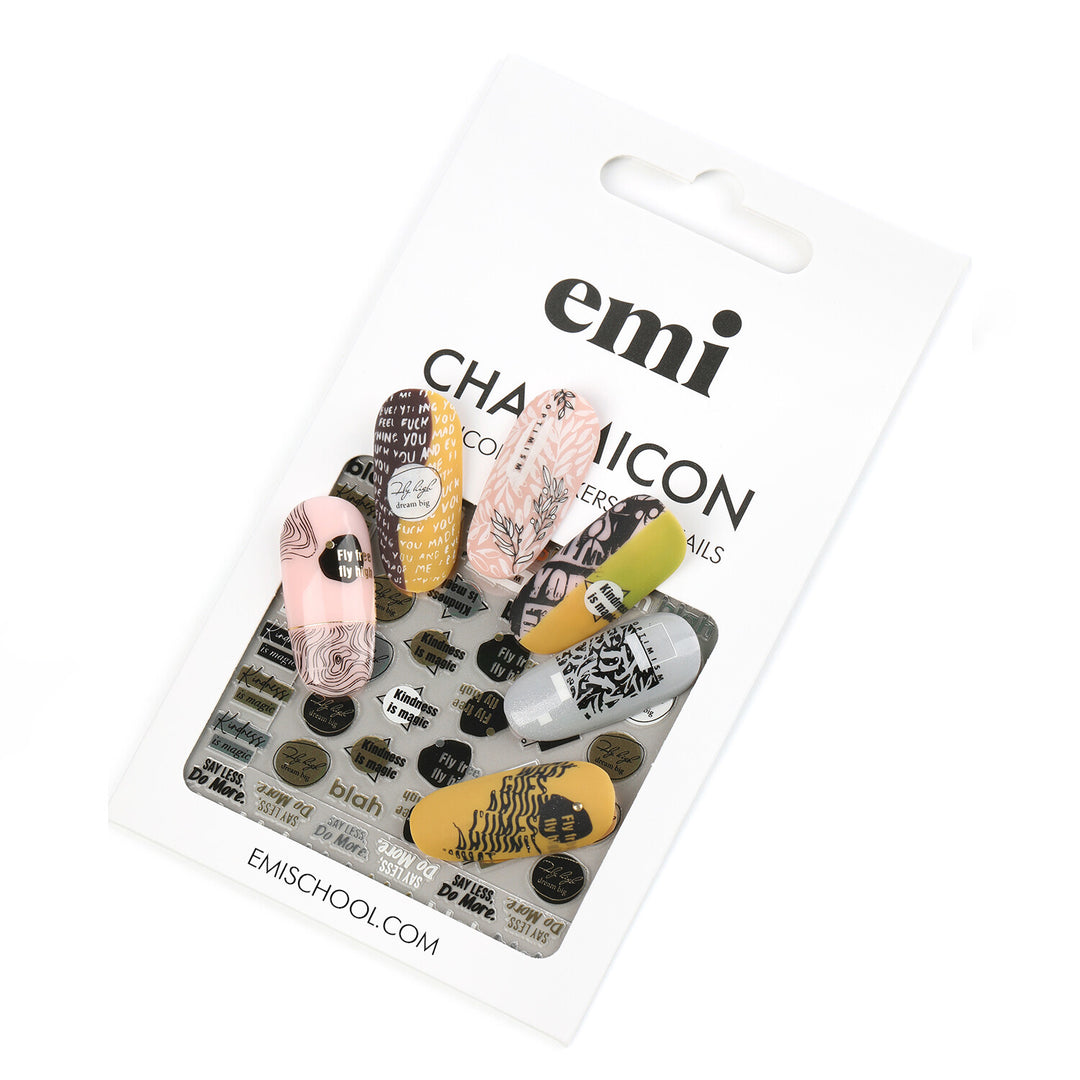 Charmicon 3D Silicone Stickers #242 Dreamy phrases