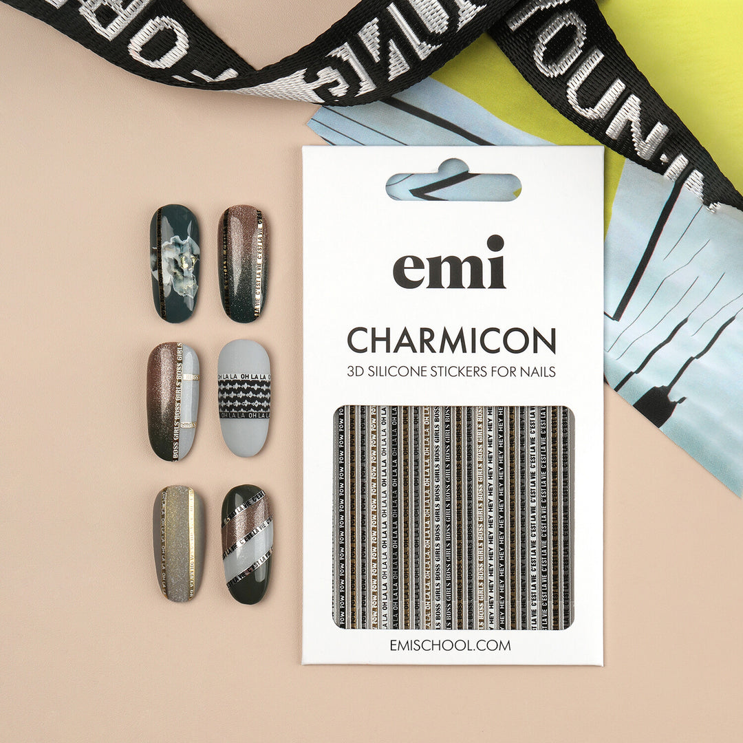 Charmicon 3D Silicone Stickers #244 Oh la la