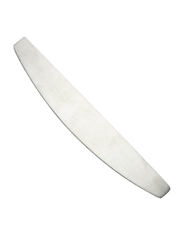 Manikürefeile aus Edelstahl, Halbmond