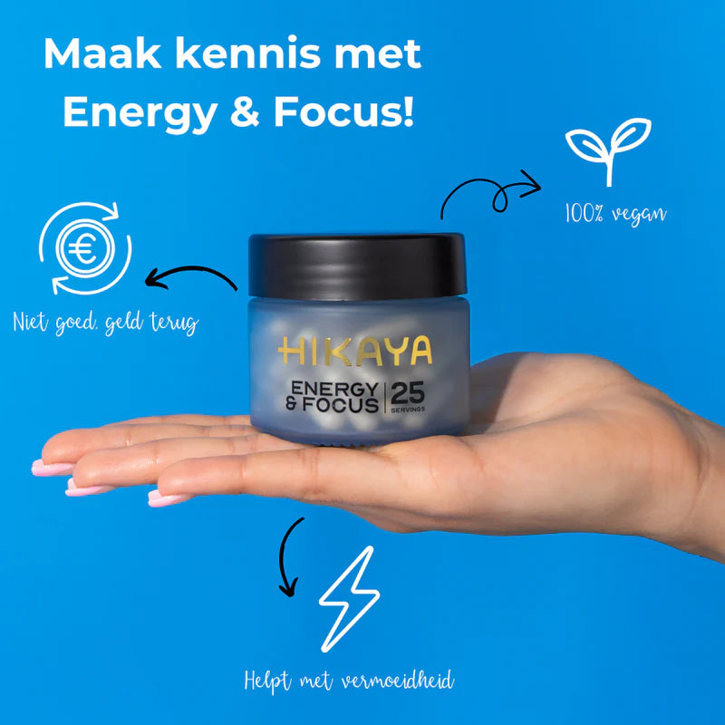 Energy & Focus - Natuurlijke Energiebooster - 25 dagen