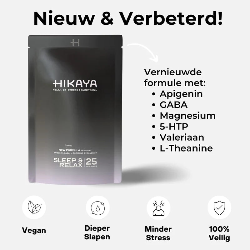 Sleep & Relax - Natuurlijk Slaapmiddel - 25 nachten - Verbeterde Formule