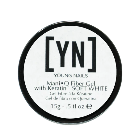 MANI·Q FASERGEL MIT KERATIN, MILCHWEISS, 15-G-GLAS