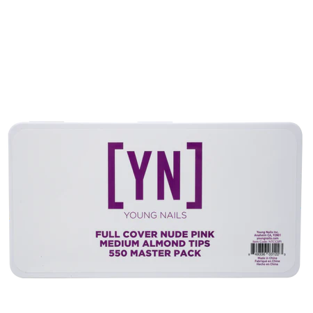 Nude Pink Medium Almond Tips 550 Pack
