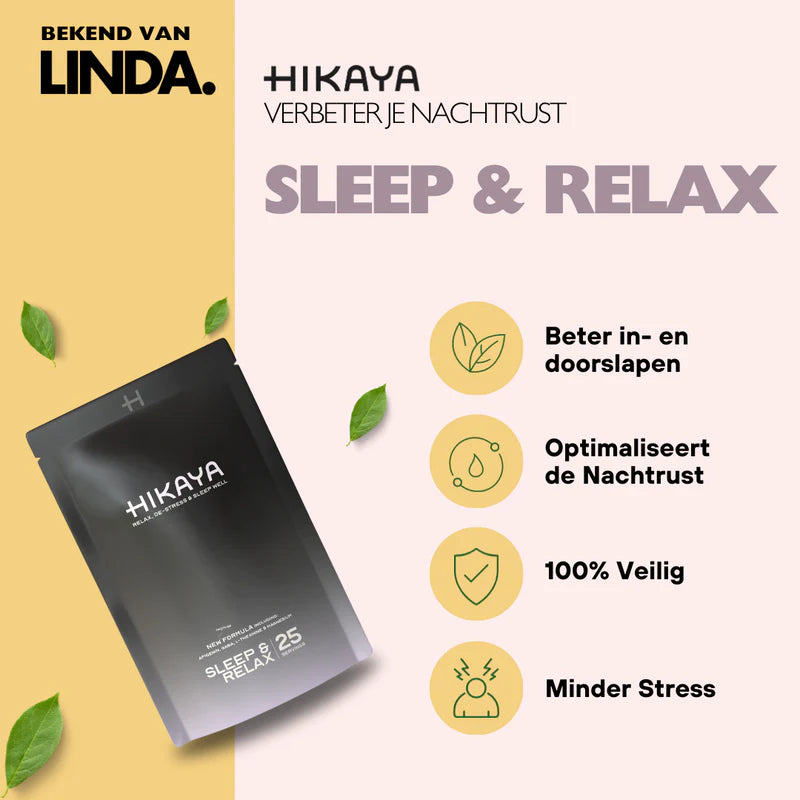 Sleep & Relax - Natuurlijk Slaapmiddel - 25 nachten - Verbeterde Formule