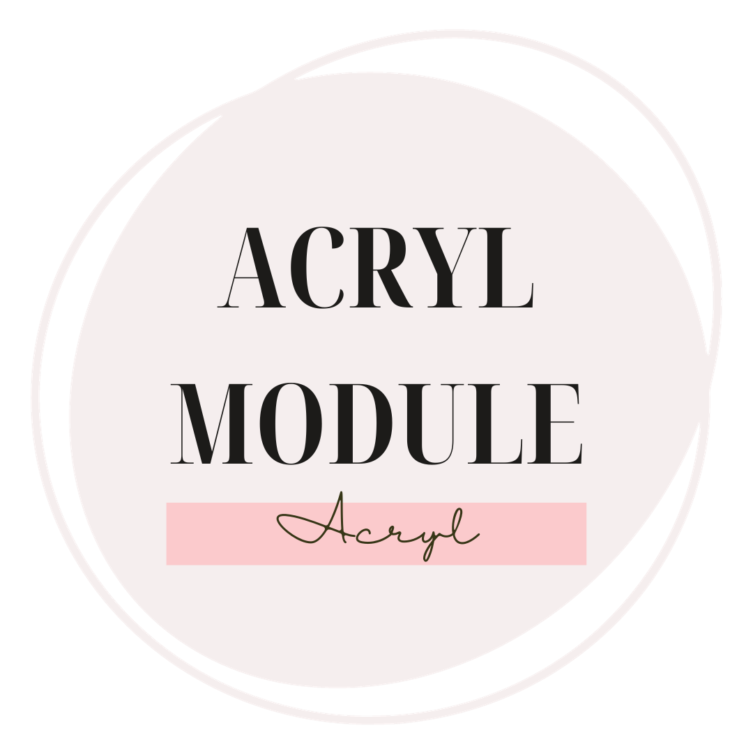 Acryl Module met les materiaal