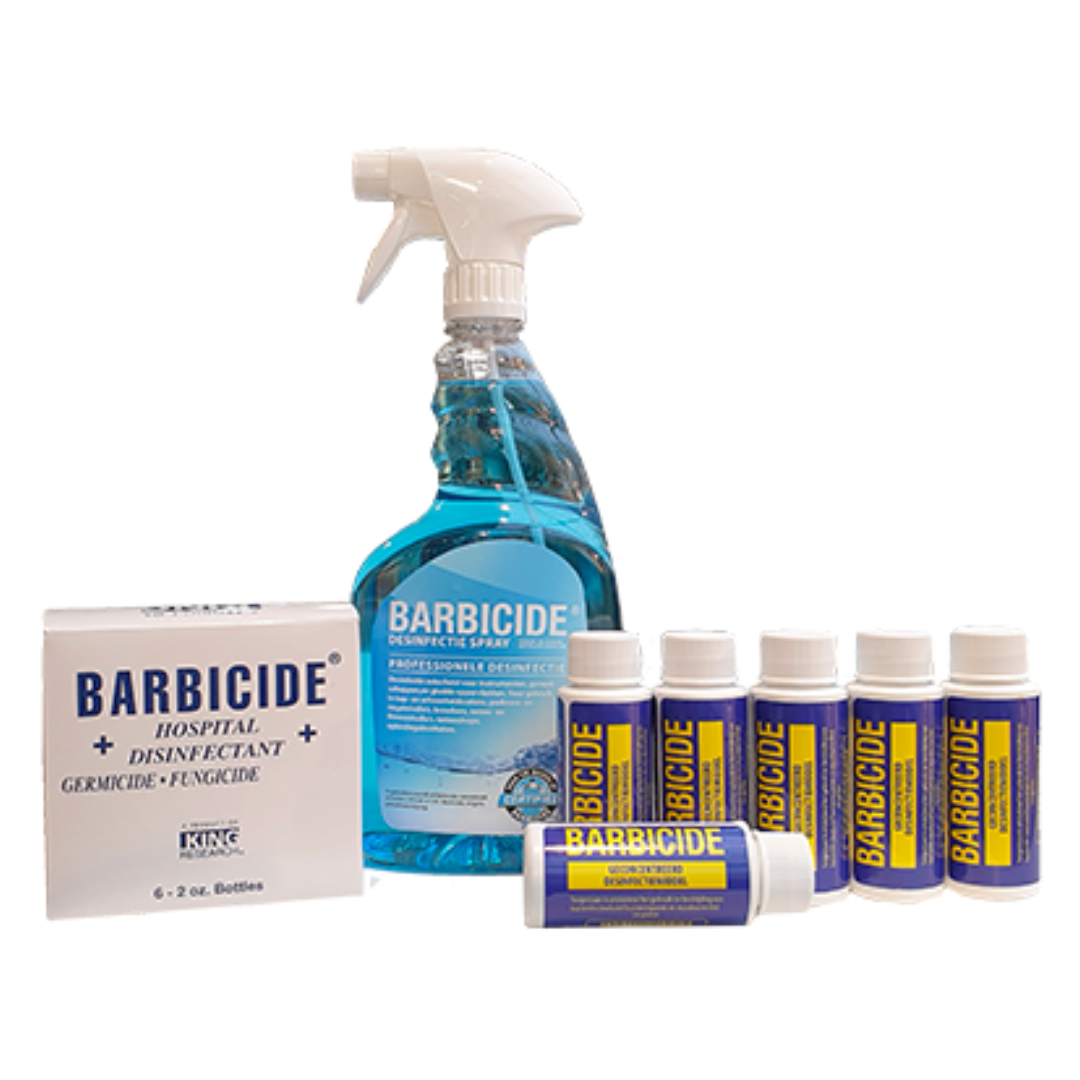 Barbicide Desinfectiebullets 60 ml (2oz) 6st. + gratis spray