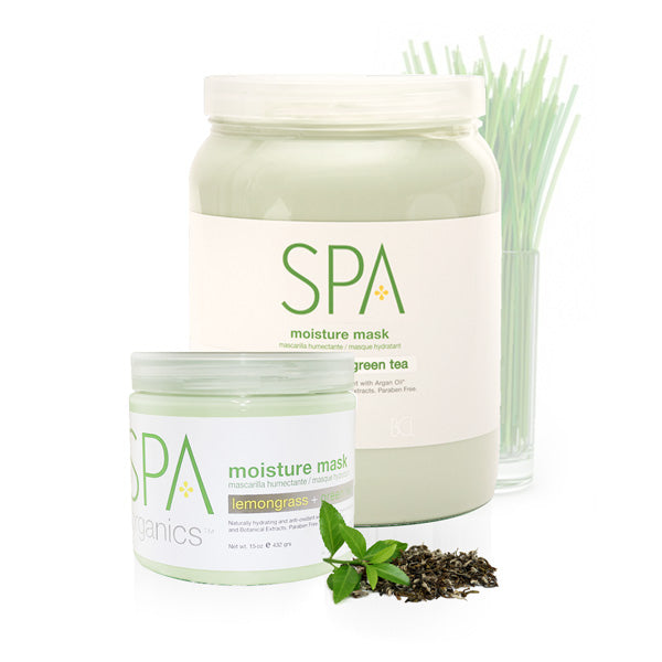 BCL SPA Moisture Mask Lemongrass + Green Tea - 16oz