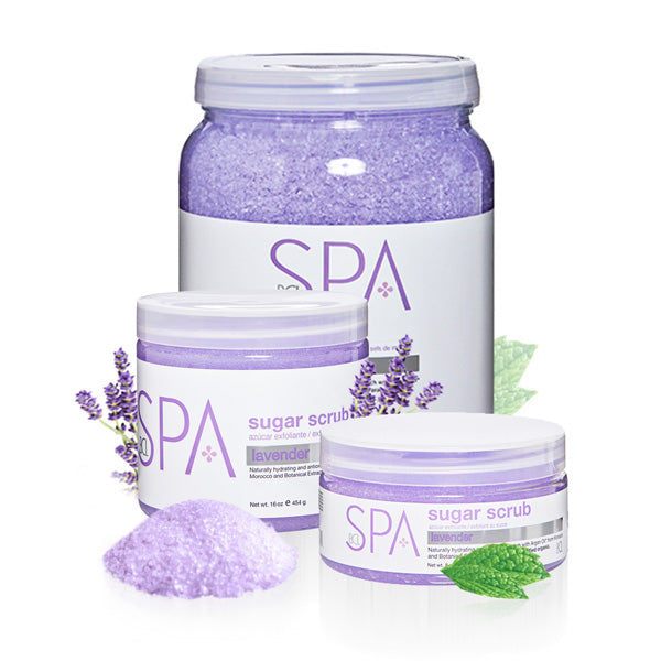 BCL SPA Sugar Scrub Lavender + Mint - 16oz