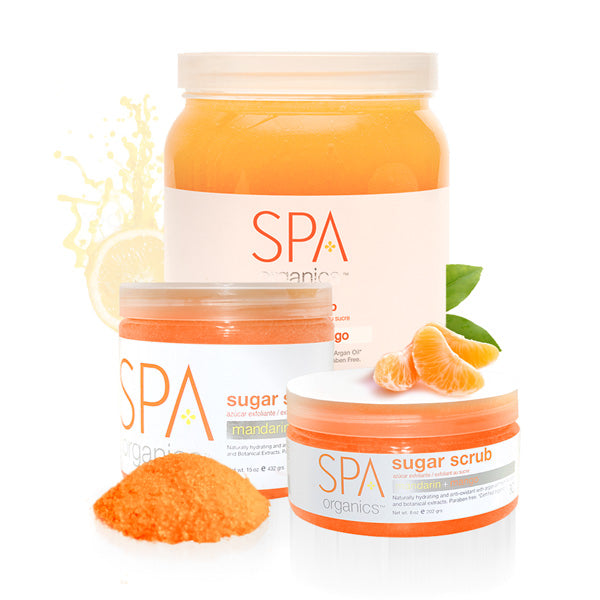 BCL SPA Sugar Scrub Mandarin + Mango - 16oz