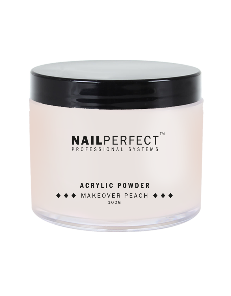 Acrylic Powder Makeover Peach
