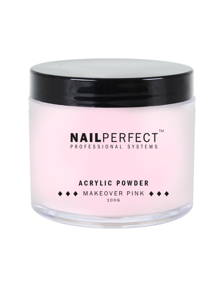 Acrylic Powder Makeover Pink