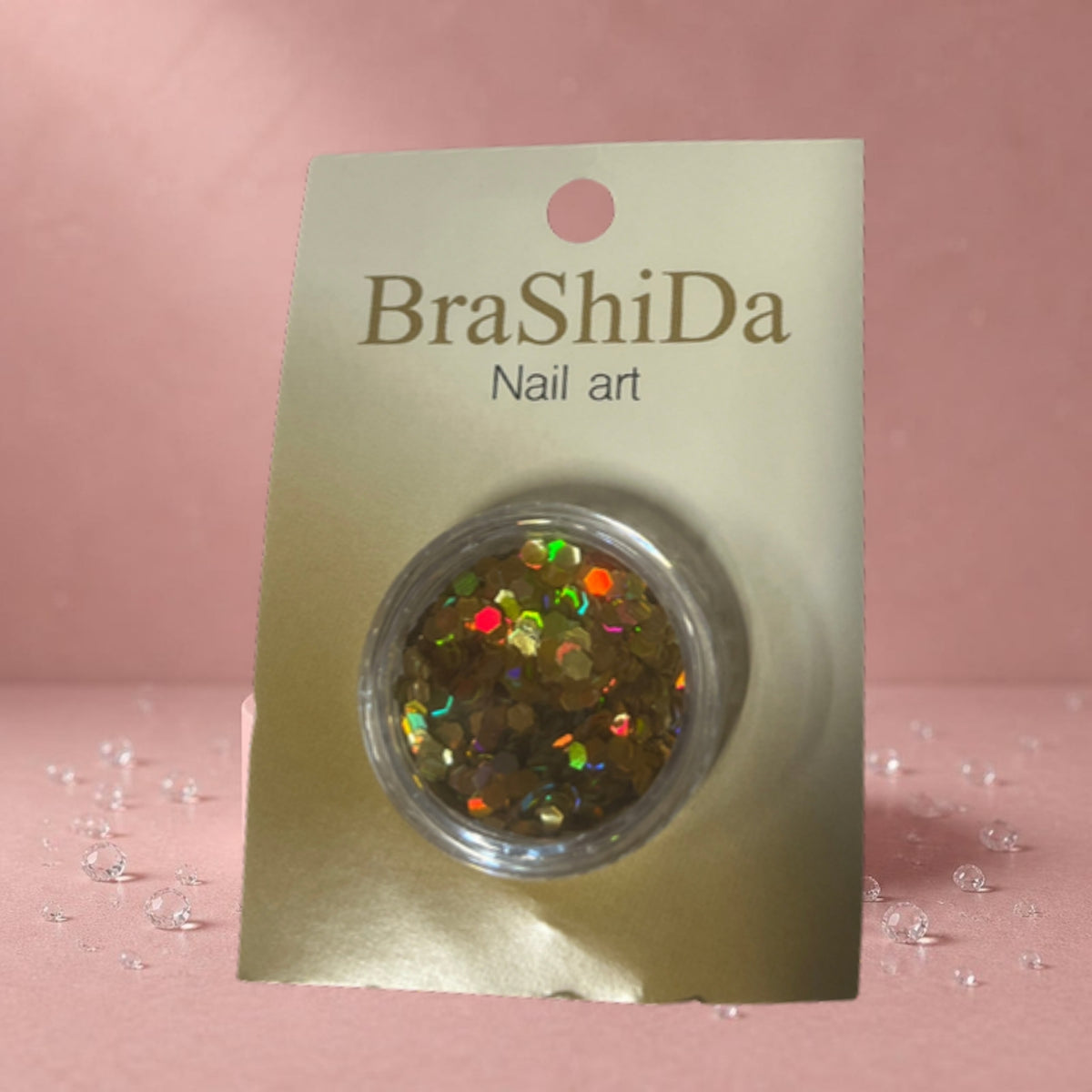 BraShiDa Nail Art Steentjes – Sparkles-gold