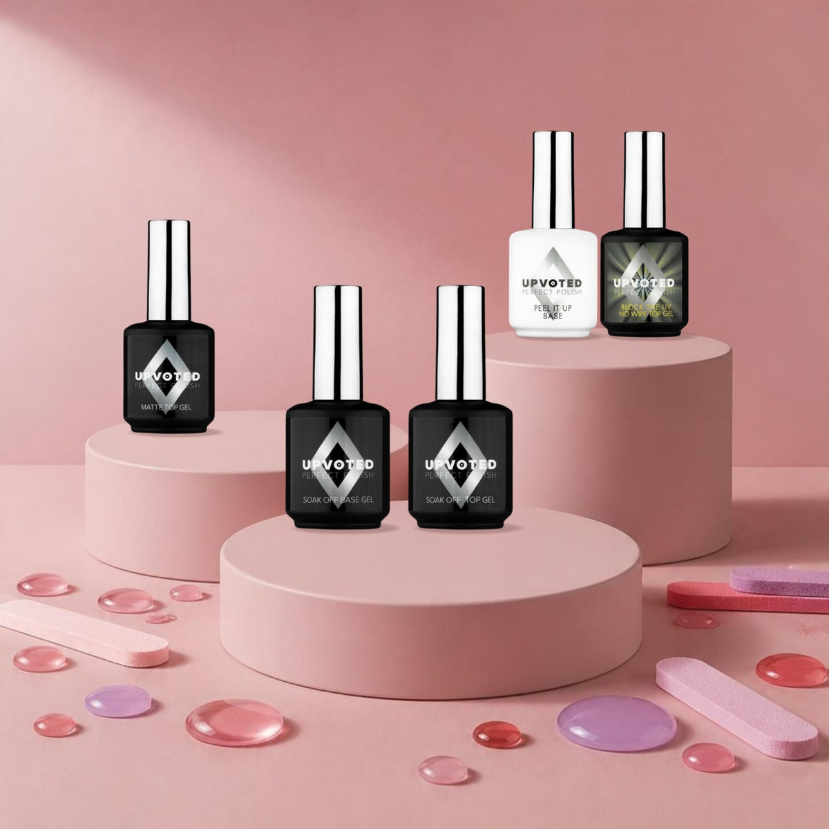 Nail Perfect UPVOTED Soak Off Top & Base Gel