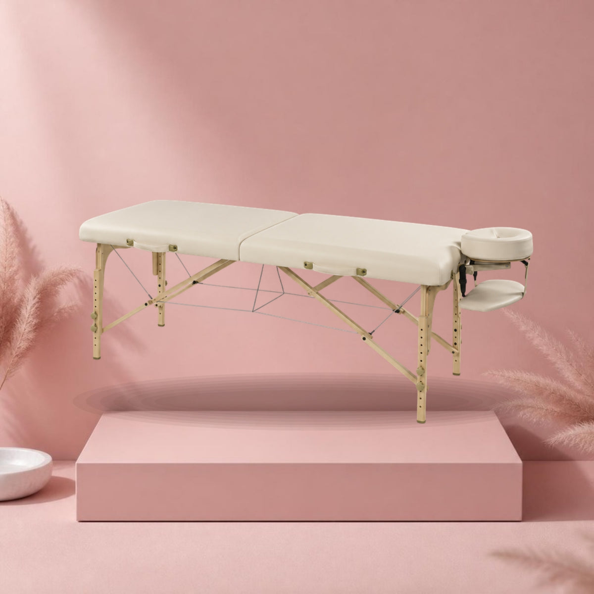 SIBEL Portable Beauty Bed Rafael White