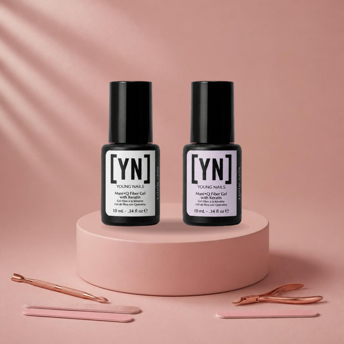 Young Nails Mani.Q Fiber Gel met Keratine, 10 ml