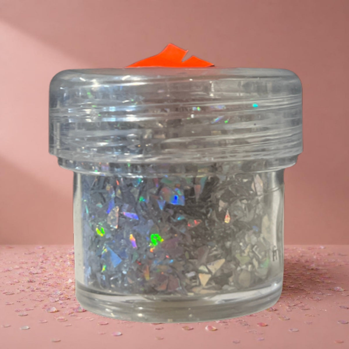 Confetti Flakes – Silver hologram