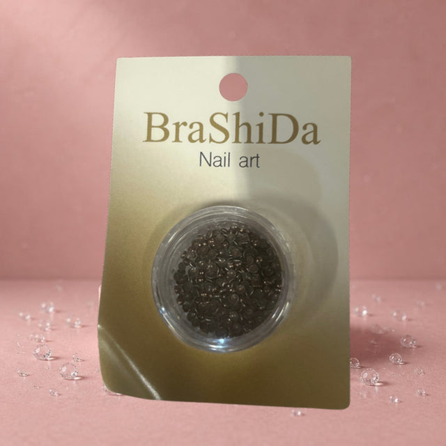BraShiDa Nail Art Steentjes – Fashion rounds-brown