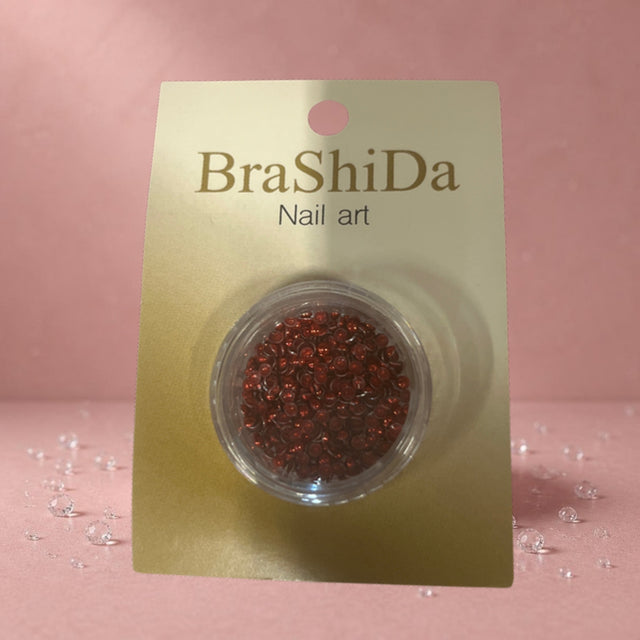 BraShiDa Nail Art Steentjes – Fashion rounds-red