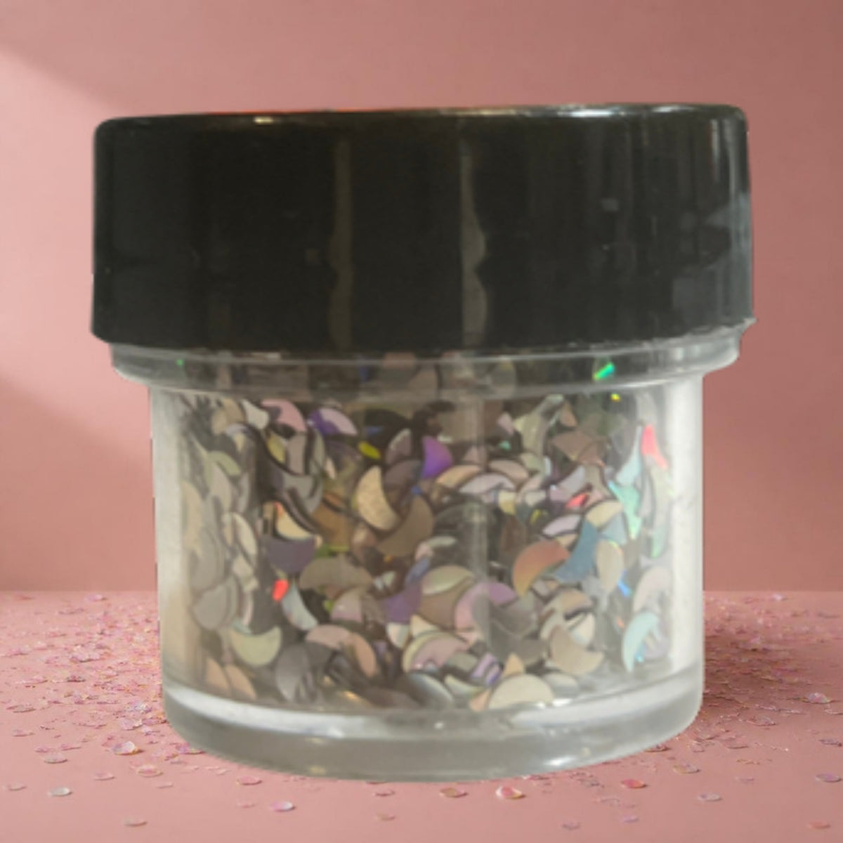 Confetti Flakes – Silver maan hologram