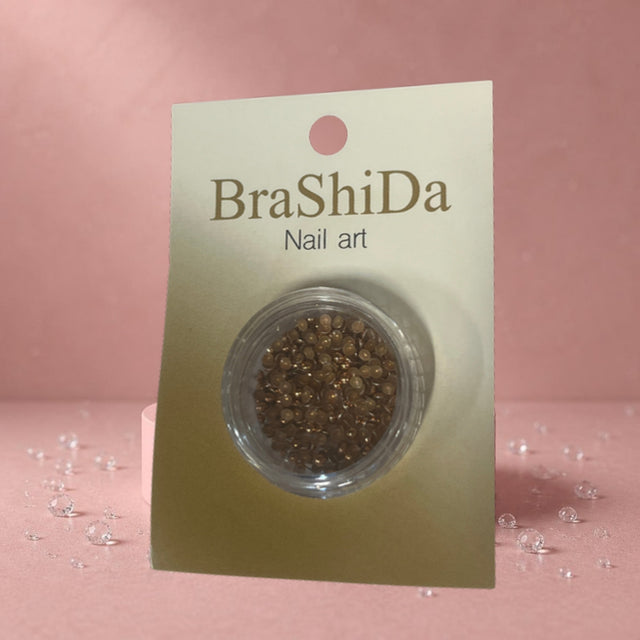 BraShiDa Nail Art Steentjes – Fashion rounds-rose gold