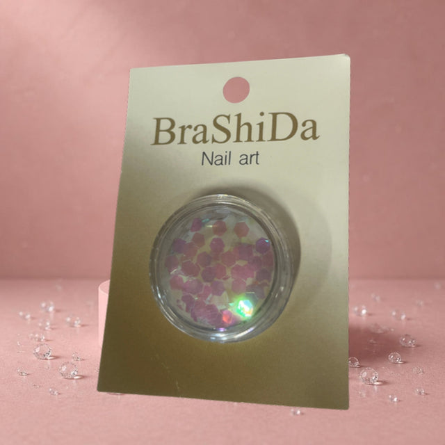 BraShiDa Nail Art Steentjes – Sparkles-white