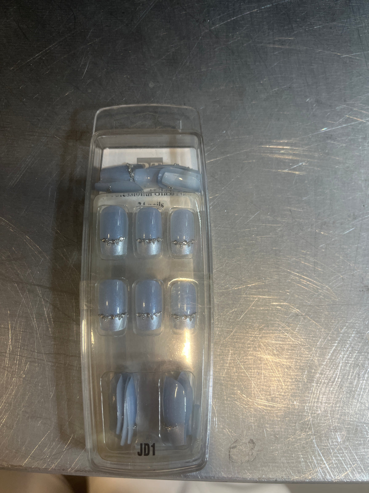 Professional Glass Nails Blauw