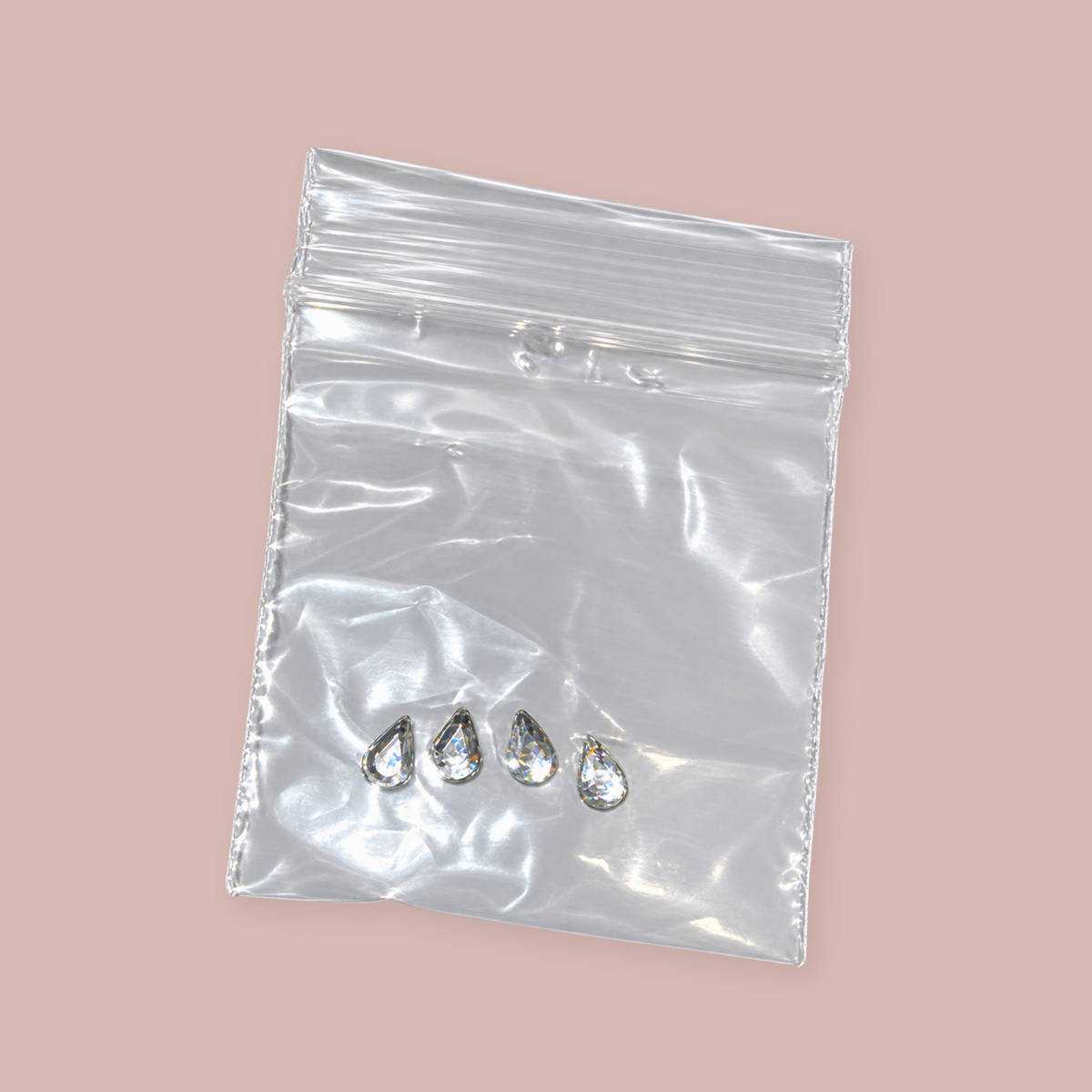 NLC Nail Art Diamond – Zilver (druppel)