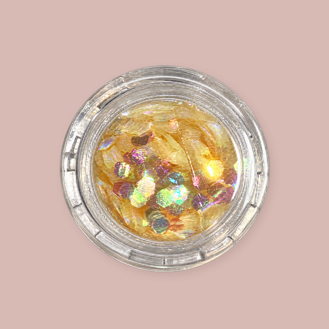 NLC Nail Art Hexagons – Parelmoer
