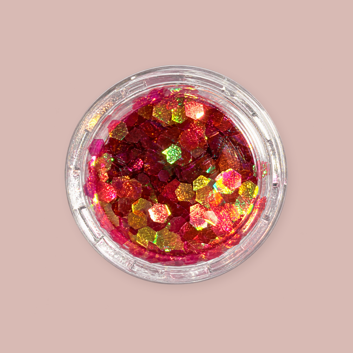 NLC Nail Art Hexagons – Donker rood